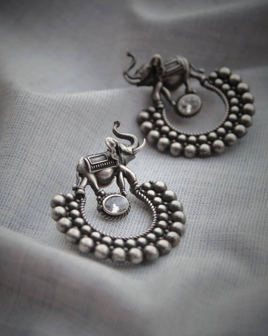 ‘Haathi Mere Saathi’- Elephant Dangler Earrings