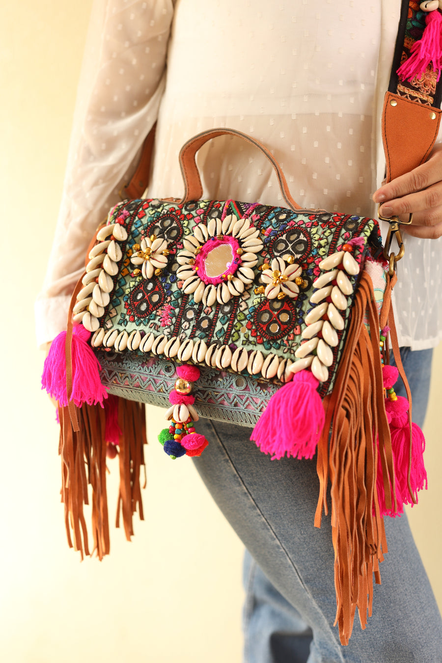 Cowrie Banjara Sling Bag