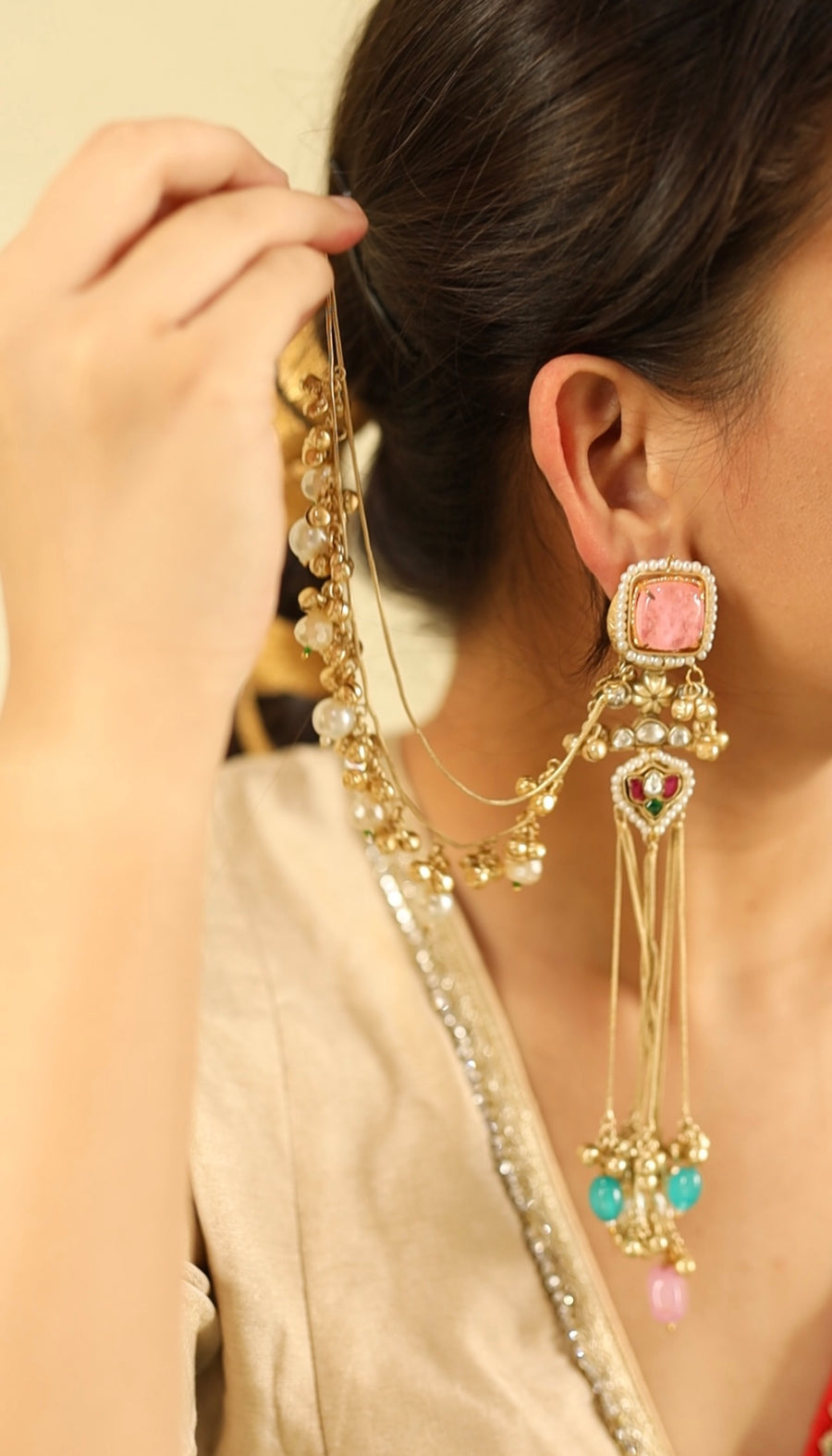 Inara Kashmiri Earrings with Sahara