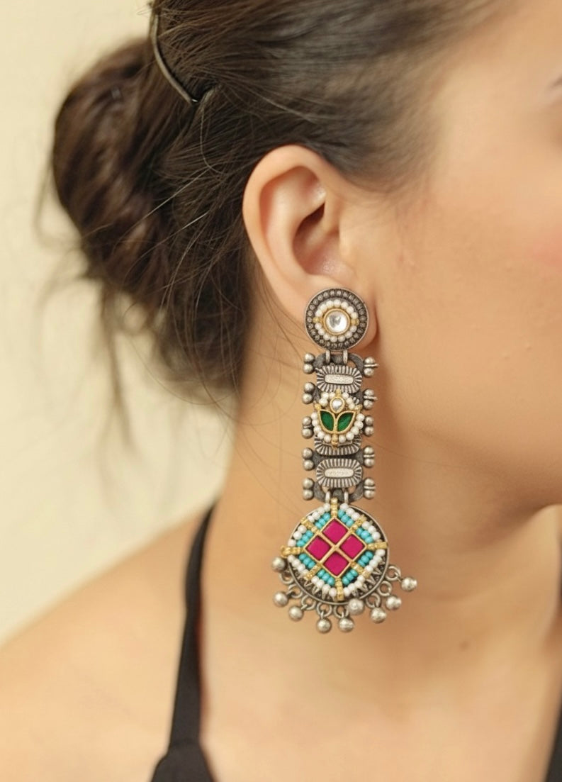 Gulnaar Fusion Danglers