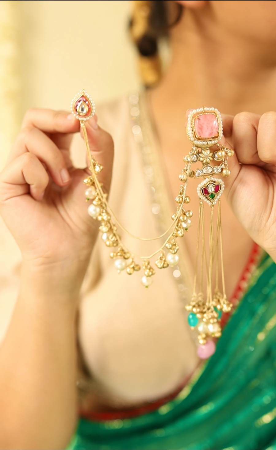 Inara Kashmiri Earrings with Sahara
