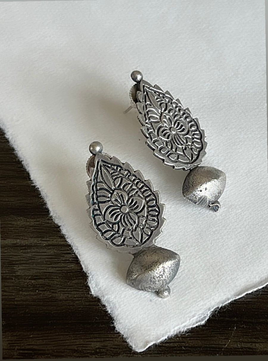 Engraved Kalash Danglers