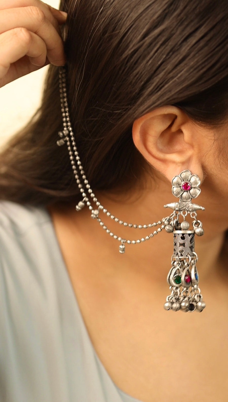 Ayesha Sahara Jhumka Earrings