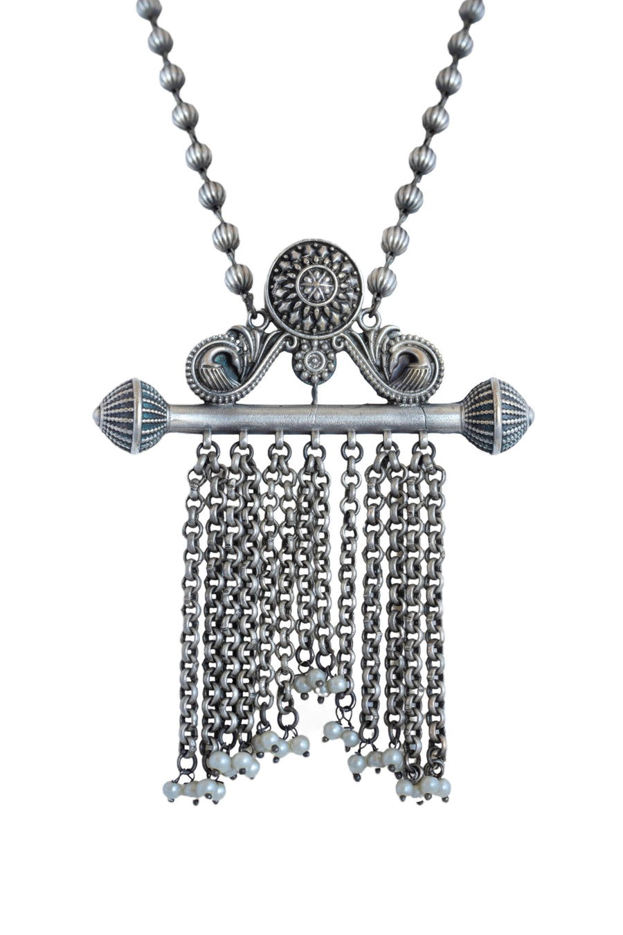 Amishi Chain Tassel Necklace Set