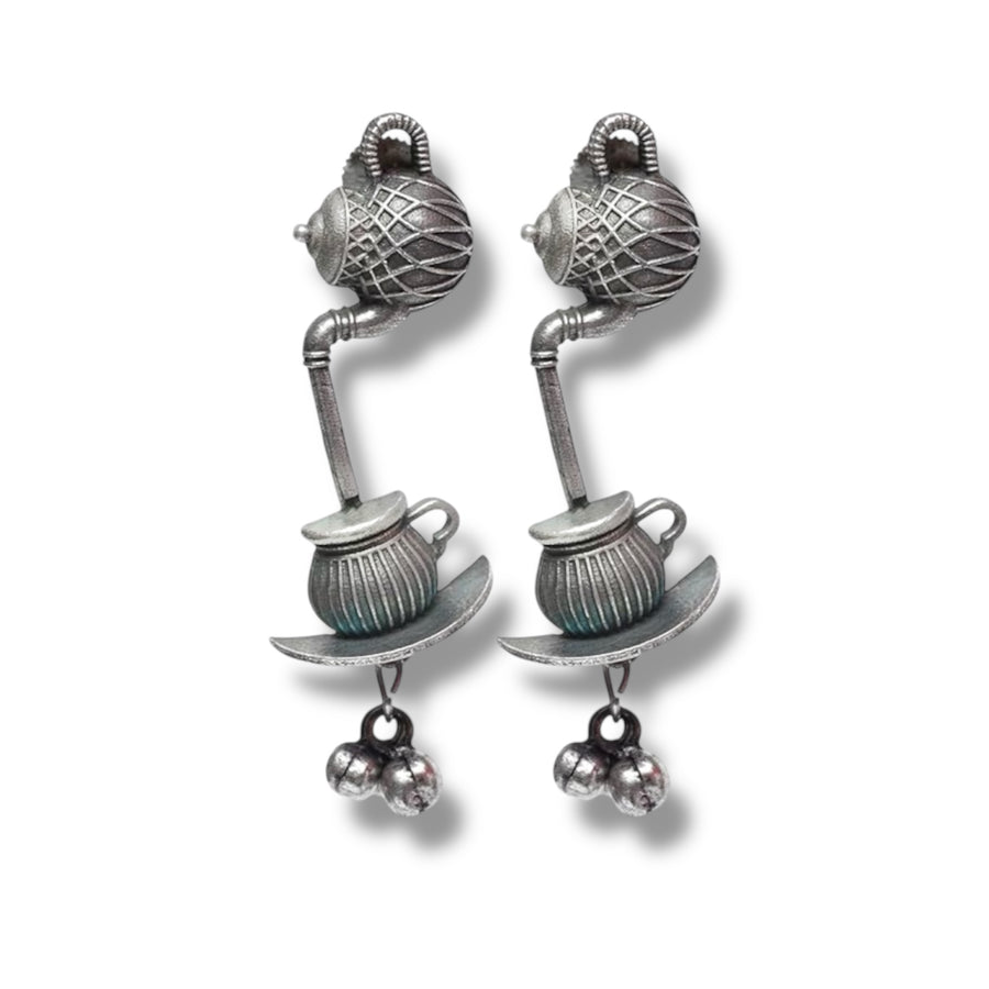 Quirky Tea Kettle Earrings