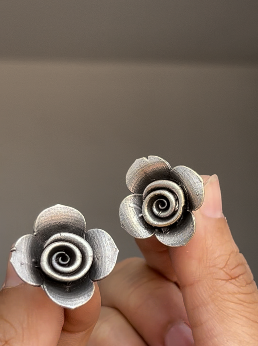 Intricate Rose Everyday Studs
