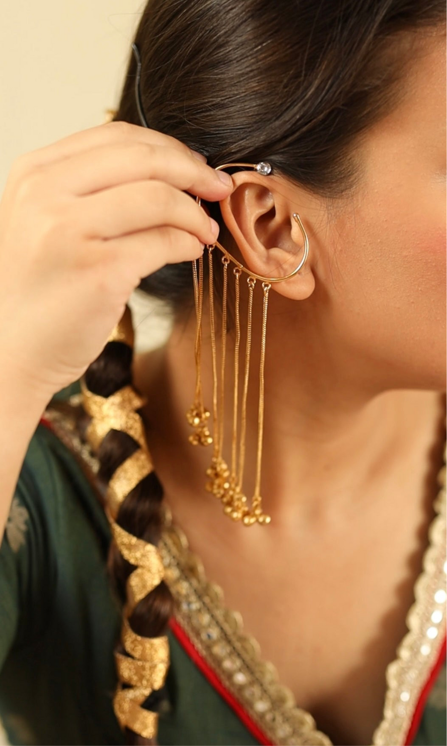 Ehsaas Tassel Earcuffs