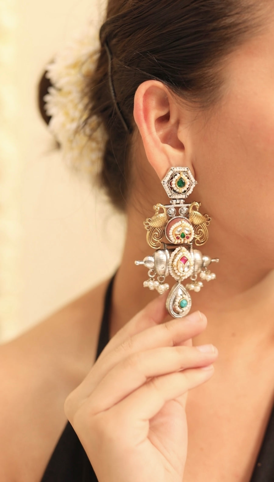 Saaz Fusion Danglers
