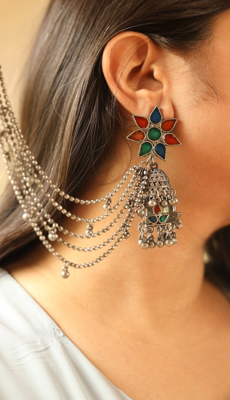 Seerat Sahara Jhumkas