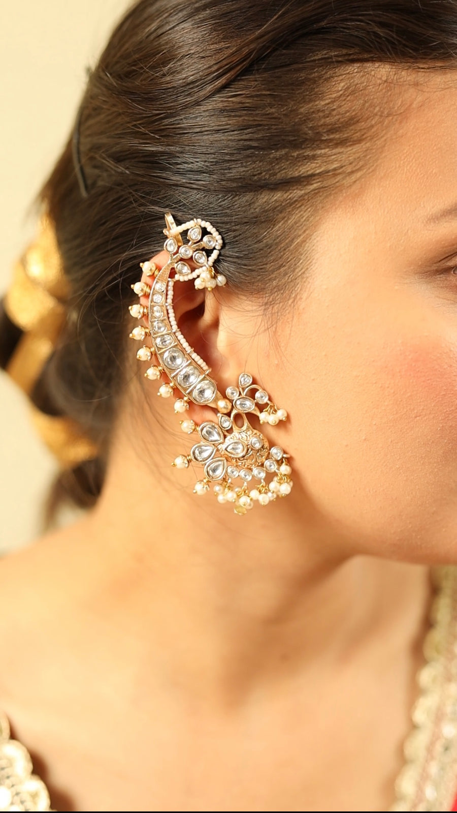 Tiyasha Kundan Earcuffs