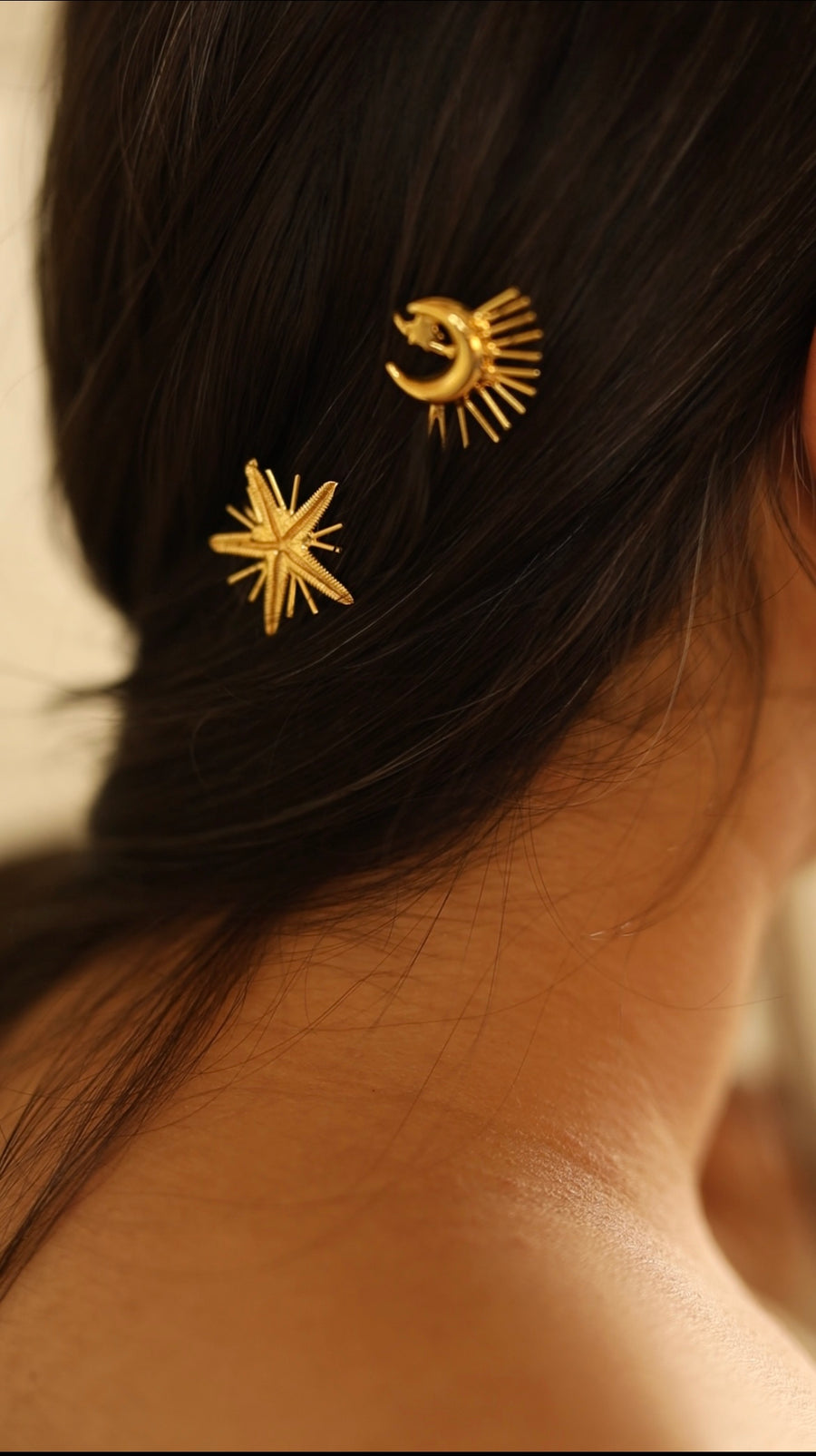 Chaand Sitara Hair Pins Set