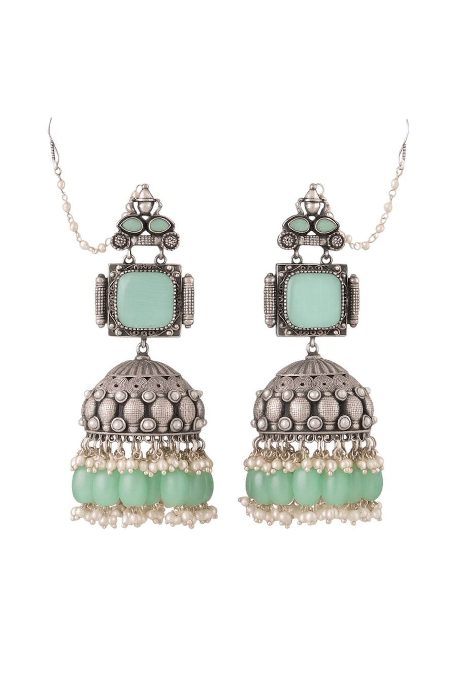 ‘Jhumka-e-Jahan’ Statement Earrings (Medium)