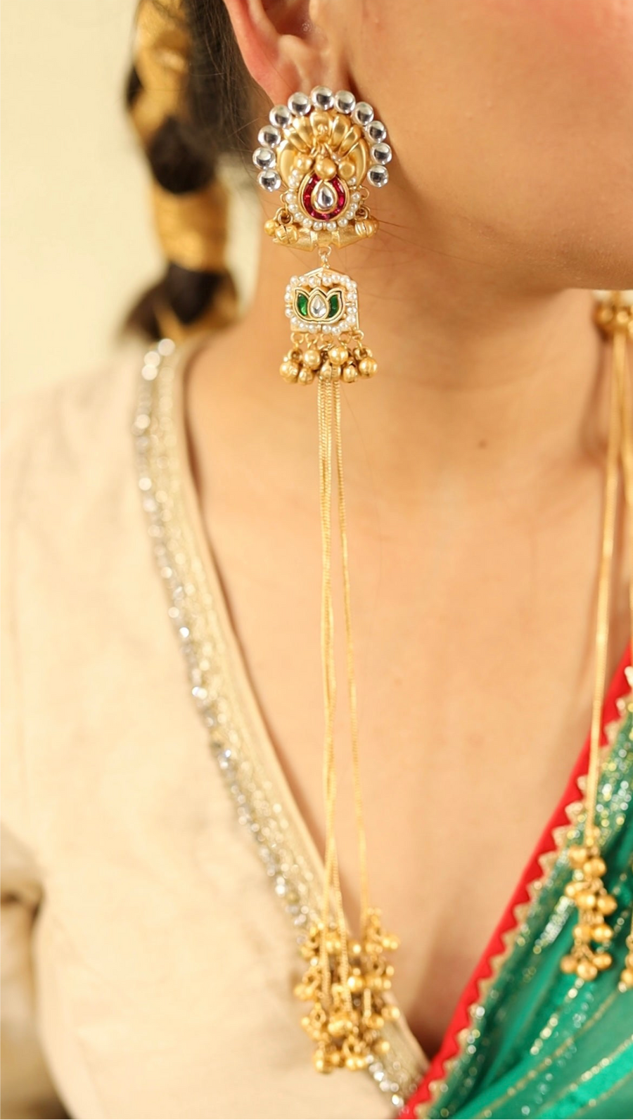 Gul Statement Tassel Earring