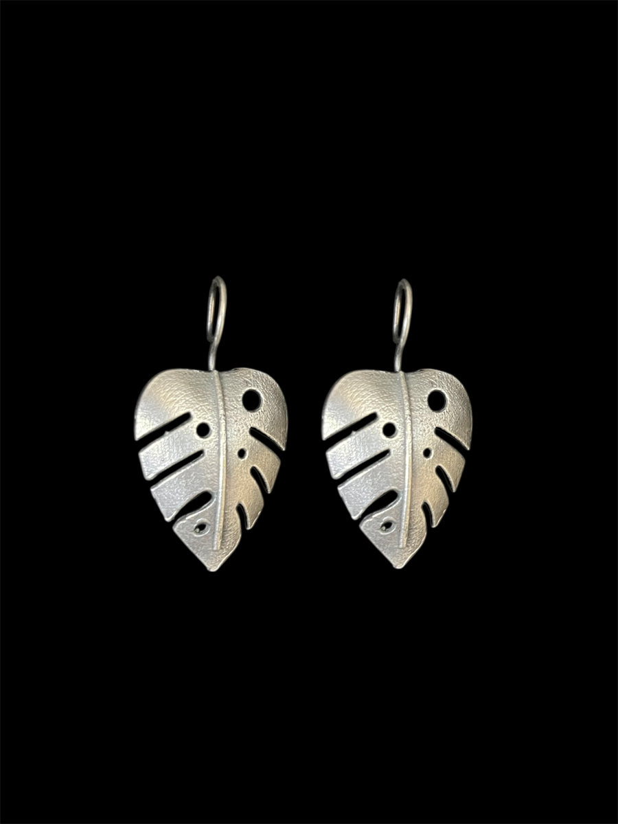 Monstera Leaf Hook Studs