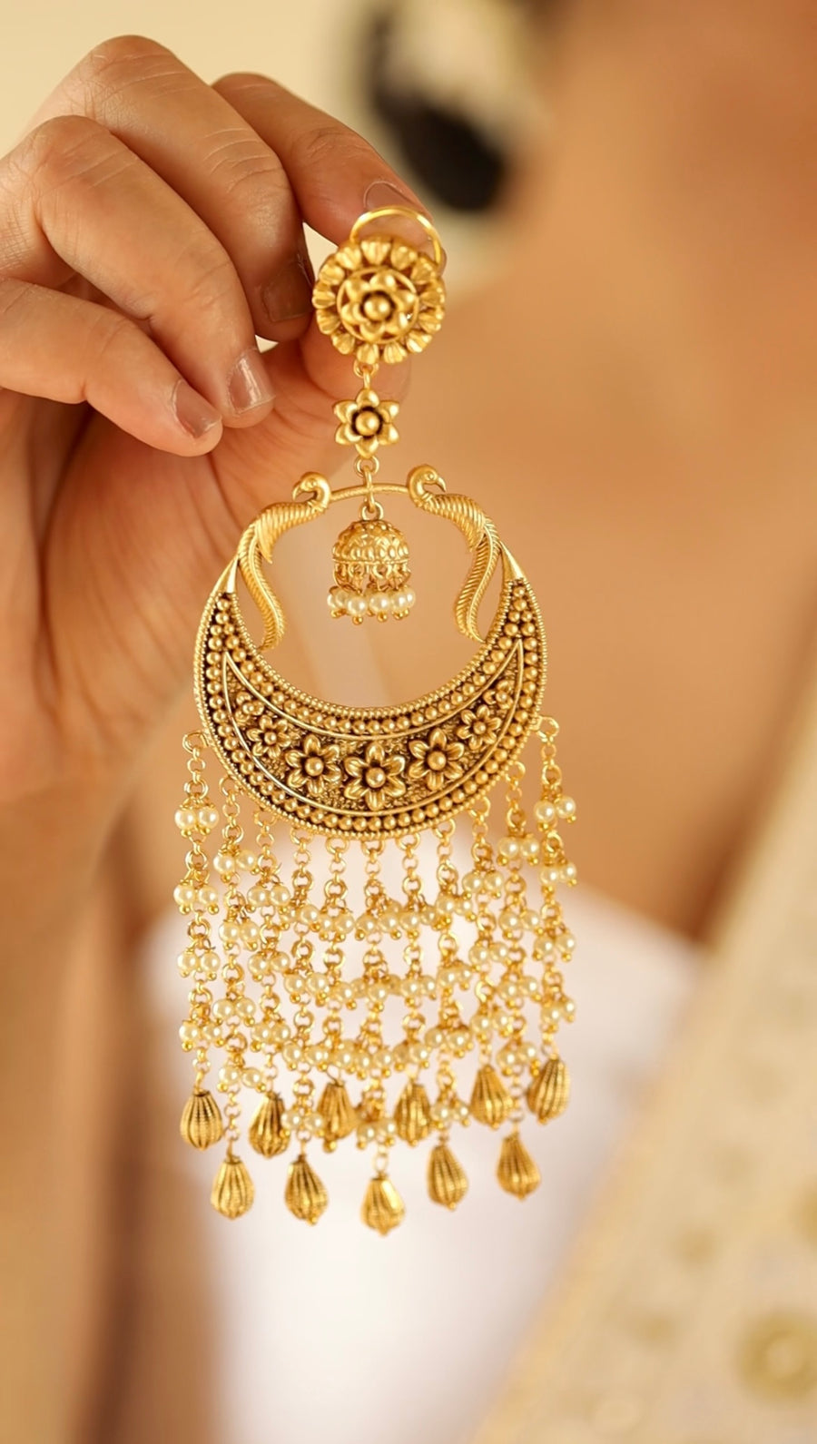Jannat Chandbali Earrings