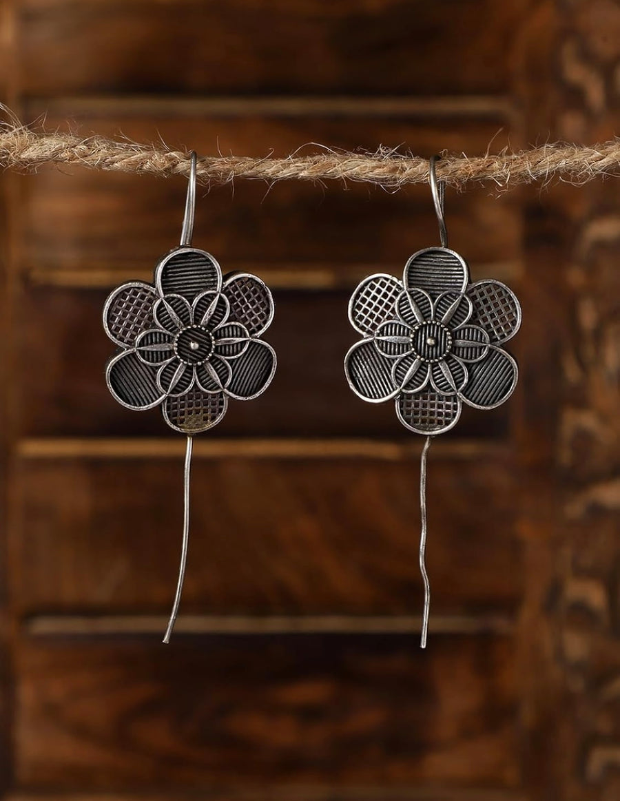 Blooming Blossoms- Statement Pin Bugadi Earrings
