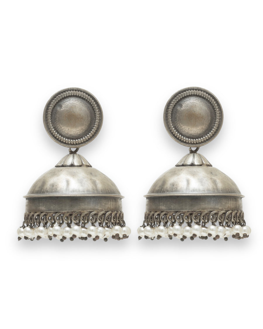 Versatile Pearl Jhumka Earrings