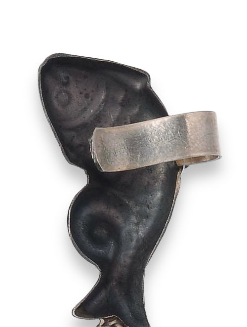 Matsya 92.5 Silver Bugadi Earrings