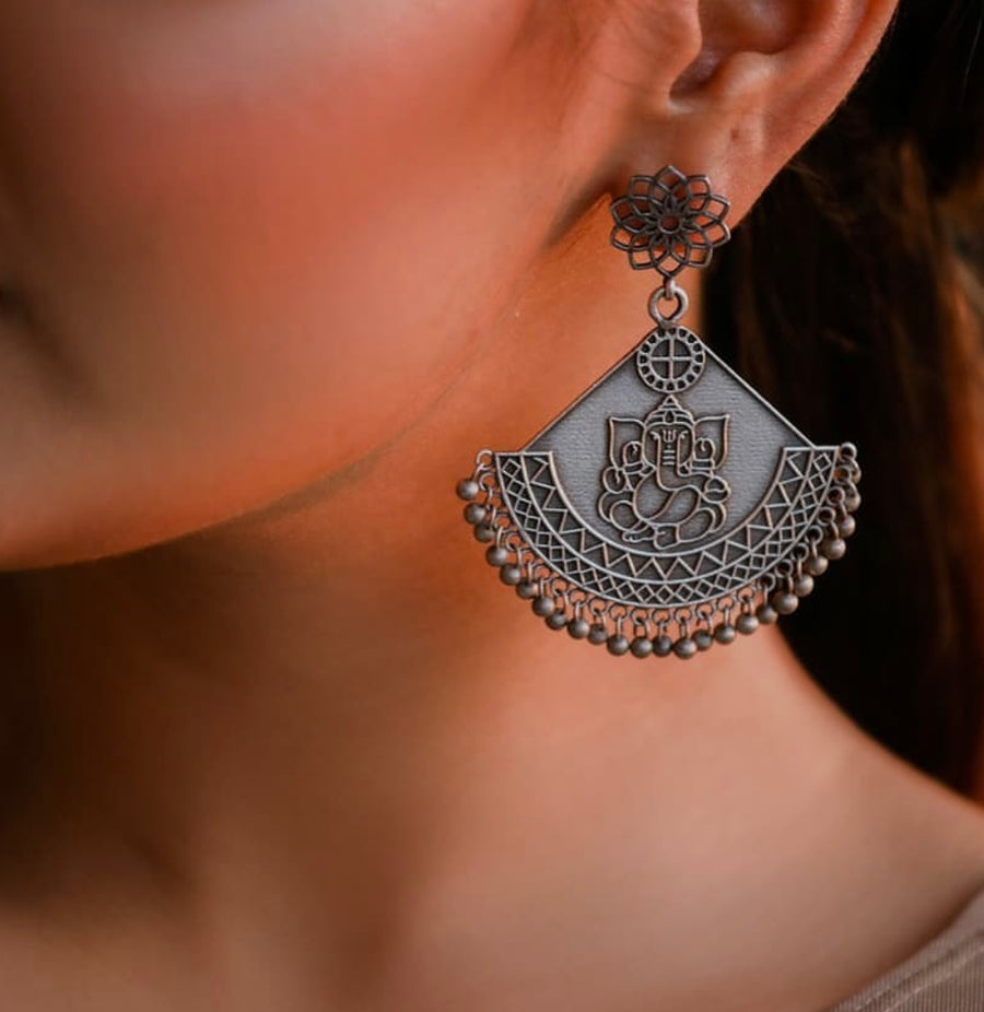 Ganesha Dangler Earrings